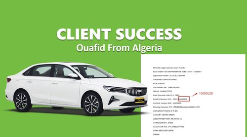 Tin tức mới nhất của công ty về Từ người mua lần đầu tiên trở thành đối tác đáng tin cậy: Làm thế nào Boucherit Ouafid xây dựng doanh nghiệp nhập khẩu ô tô của mình với chúng tôi