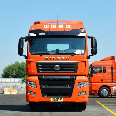 Giá tốt. Sinotruk SITRAK CNG C7H Máy kéo xe kéo đầu xe tải 6x4 380hp 120 M 3 xe tải rèm xe tải nặng không có màn hình cảm ứng trực tuyến