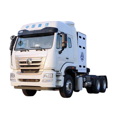 Giá tốt. 430HP 6X4 HOWO CNG / LNG máy kéo xe tải máy kéo khí đầu cho vận chuyển cảng ABS hệ thống phanh chống khóa bảo vệ trực tuyến