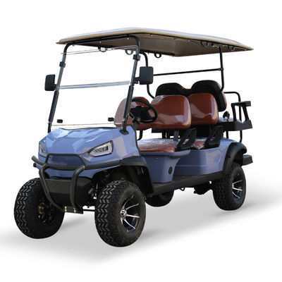 Giá tốt. 48V 5KW AC Motor Hunting Transport 6 chỗ ngồi Golf Cart với hệ thống phanh trống phía trước và tốc độ tối đa ≤30Km/h trực tuyến