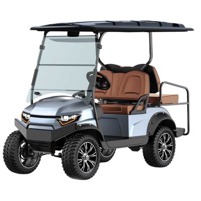 Giá tốt. 72V 5KW AC Motor Lifted 4 Passenger Hunter Cart Basic Edition Xe golf cộng đồng điện cho giao thông cộng đồng trực tuyến