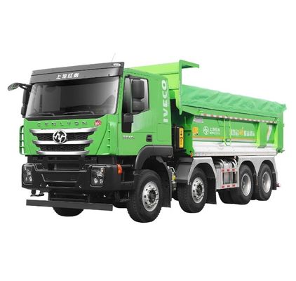 Giá tốt. 2023 SAIC Hongyan H6 Xe tải điện xe tải EV vận chuyển khai thác mỏ xe tải nặng máy ảnh phía sau 360 ° loại ổ đĩa 8X4 Trung Quốc trực tuyến