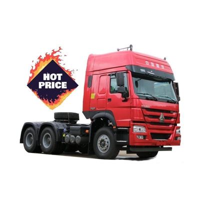 Giá tốt. WD615.47 Động cơ Mô hình SINOTRUK 6X4 HOWO 7 Ứng xe kéo đầu xe tải màu đỏ cho yêu cầu của khách hàng của bạn trực tuyến