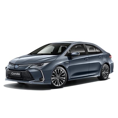 Giá tốt. 2024 Toyota Coro-lla Hybrid 1.8L Động cơ hộp số tự động Hướng dẫn bên phải Xe ô tô Vải ghế xe Hệ thống giải trí xe ô tô Lốp xe R16 trực tuyến